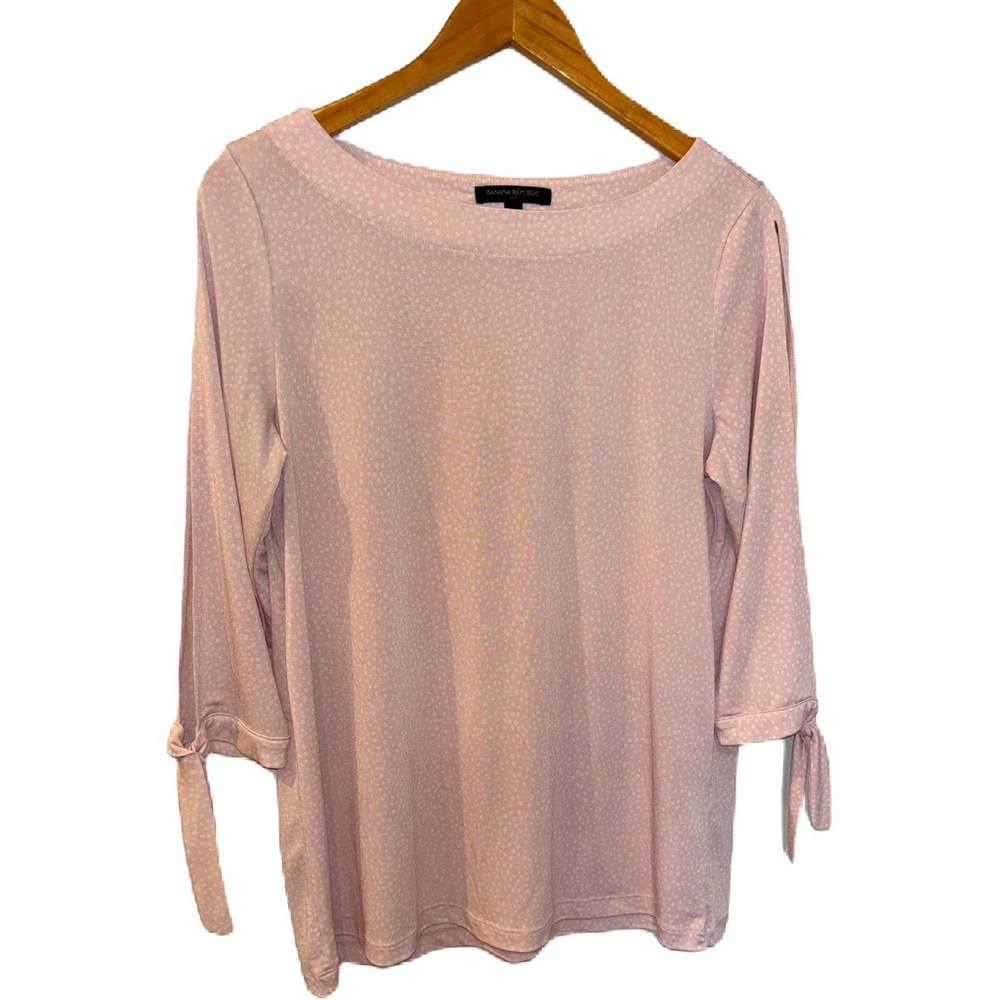 Banana Republic Factory Pink Tunic Top With Open Sleeves Size Medium